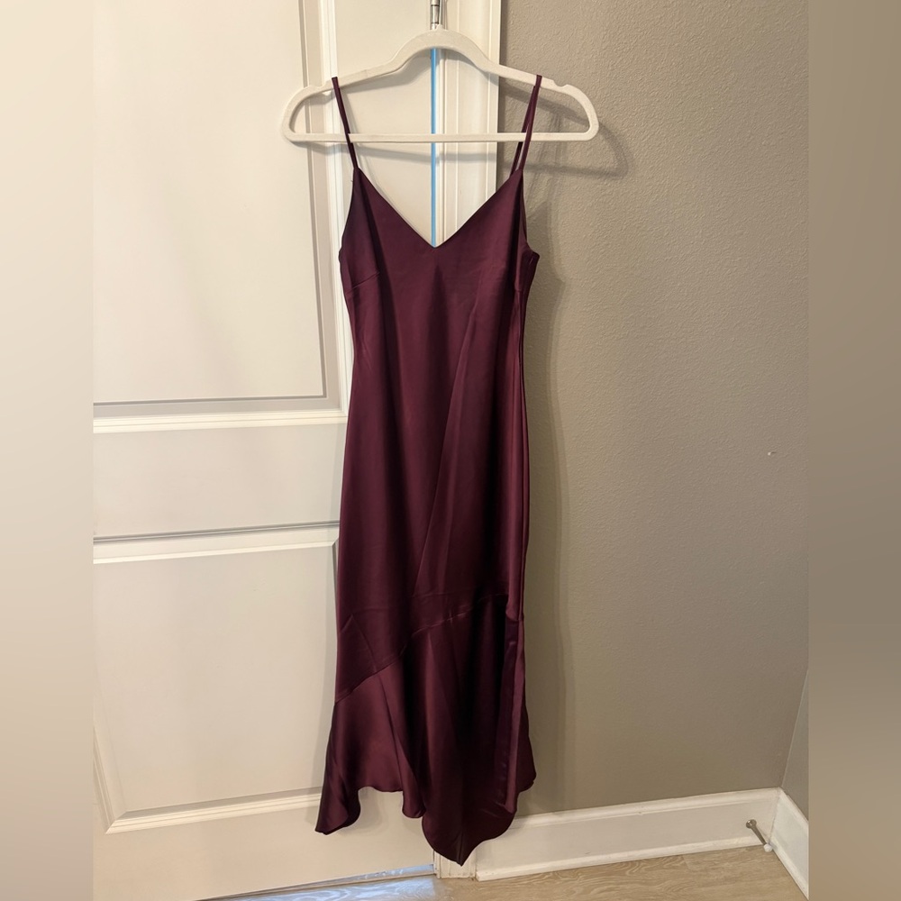 Steve Madden High-Low Plum Dress